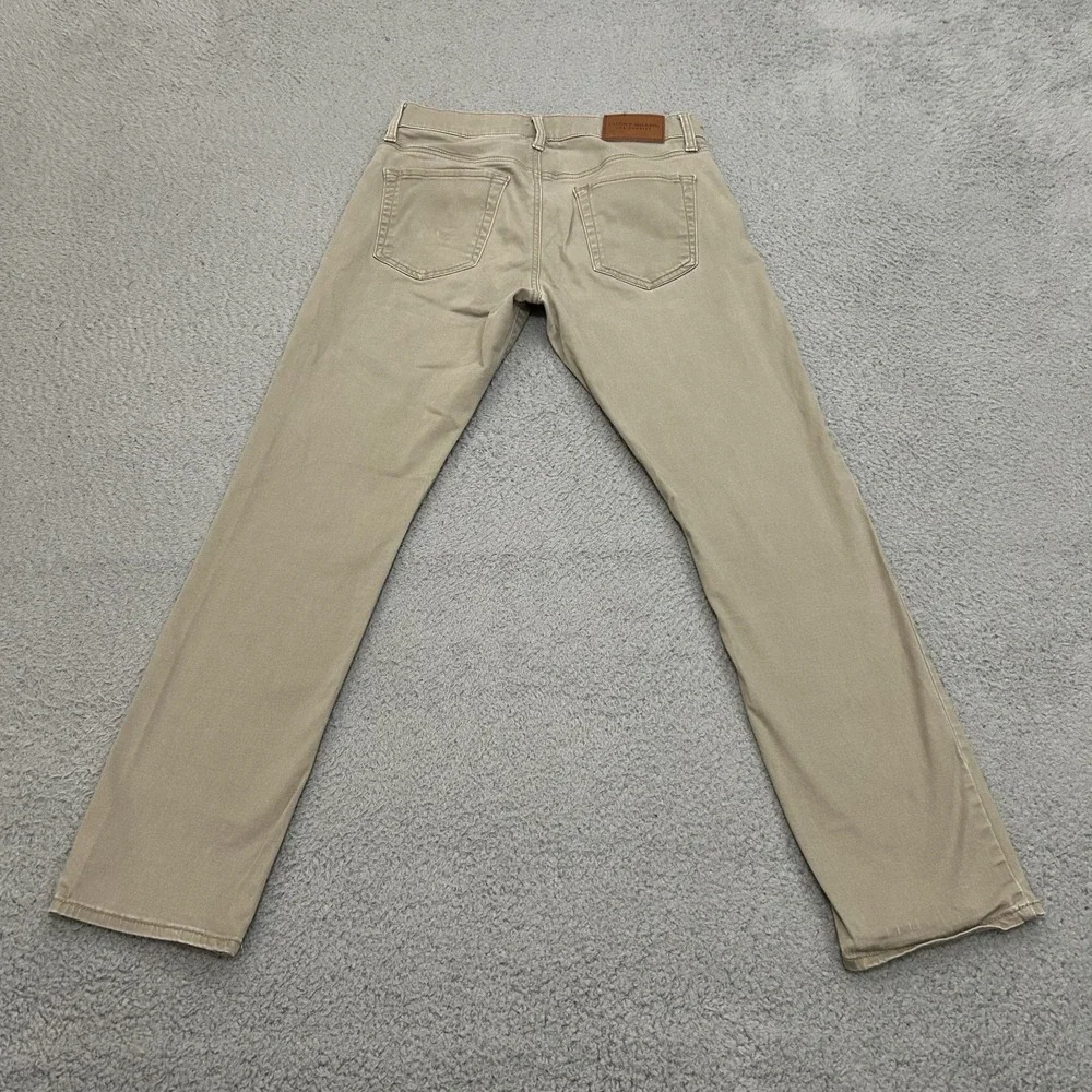 Lucky Brand Jeans Mens 30x30 Beige 121 Slim Straight Stretch Five Pocket Pants